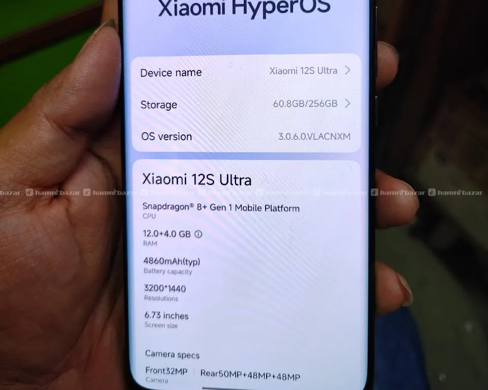 Xiaomi 12s Ultra 5G 12GB+256GB with 67w fast charg 2