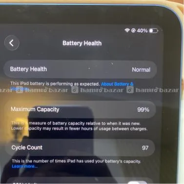 IPad A16 For Sale. 99% Battery/One Month Use 4