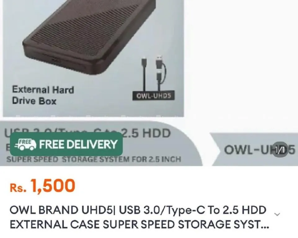 320gb hdd with type c casing 2
