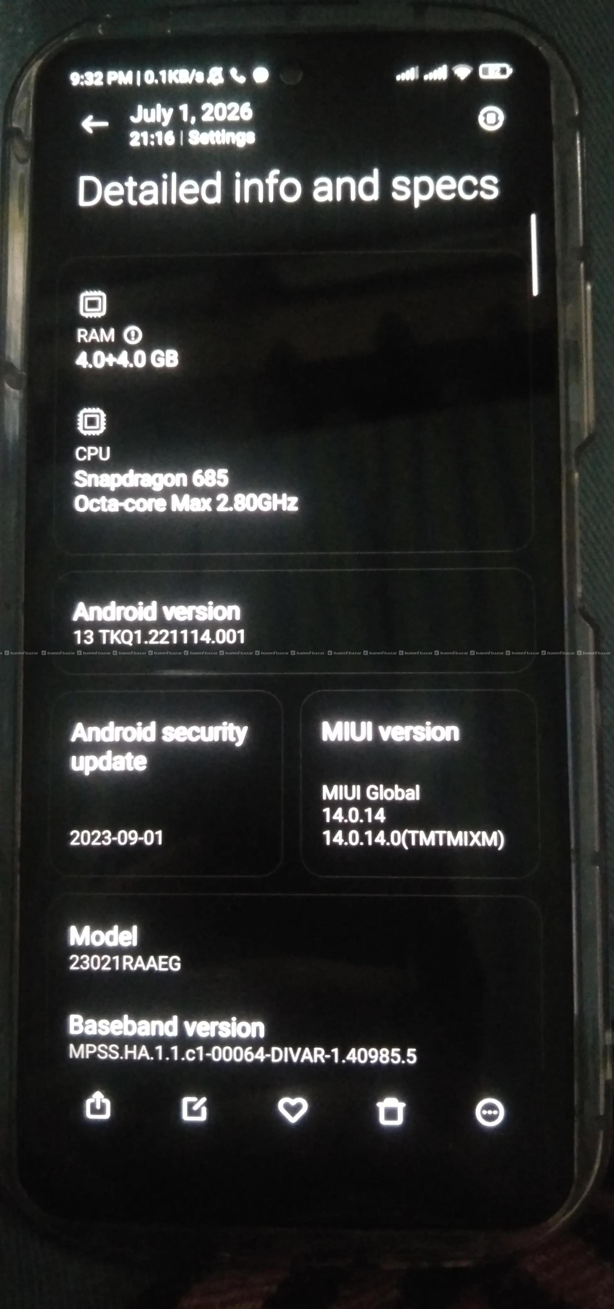 Redmi note 12 4g 2