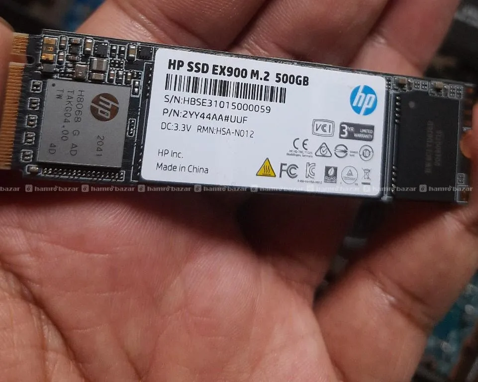 HP 512gb NVMe 99% health 4