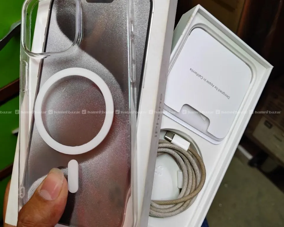 Iphone 15 Pro Max 256GB 86% bh Genuine with box 4