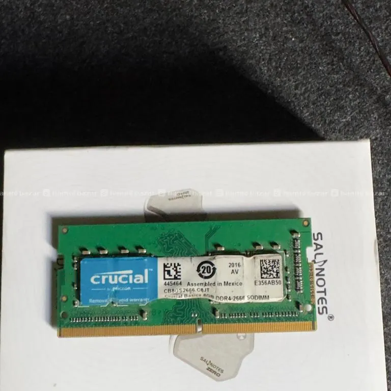 8GB CRUCIAL DDR4 2666Mhz 3