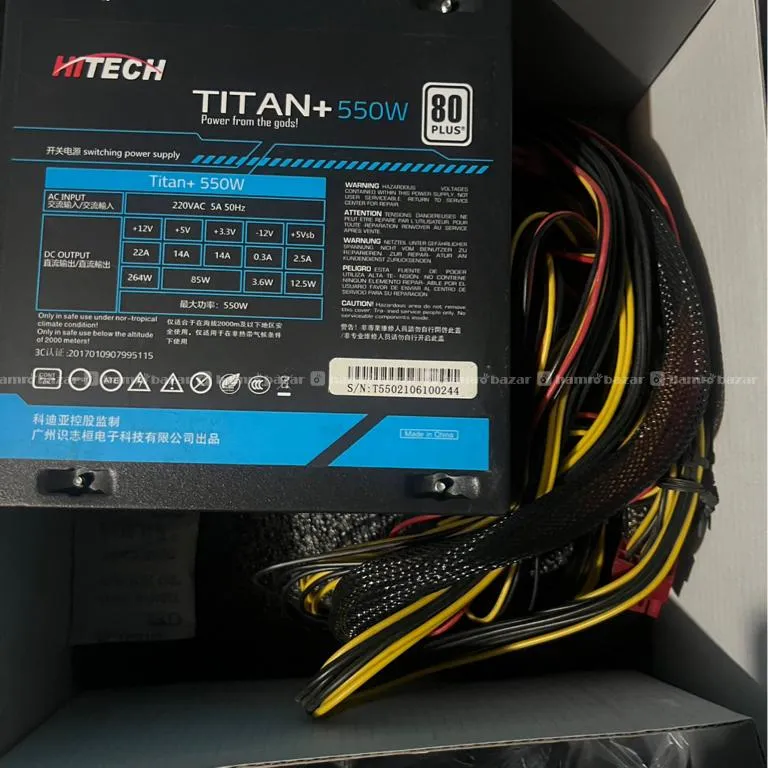 Graphics Card RX 570 8gb  + HITECH 550w PSU COMBO 2