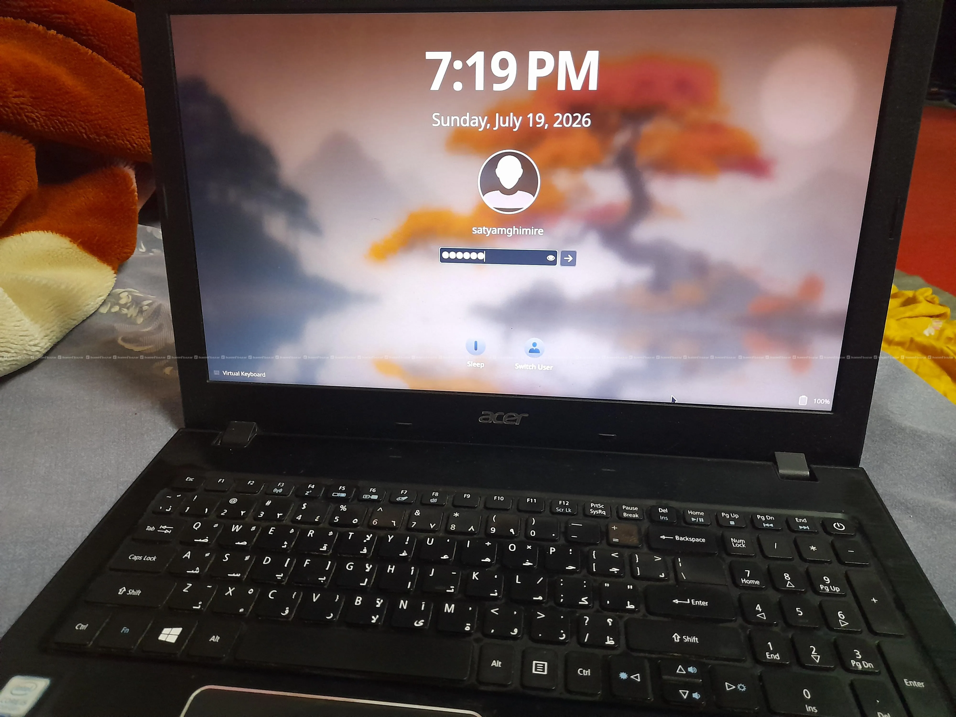 Acer E5-576G, i5-7200U Quad, 12G RAM, 256G NVME 6