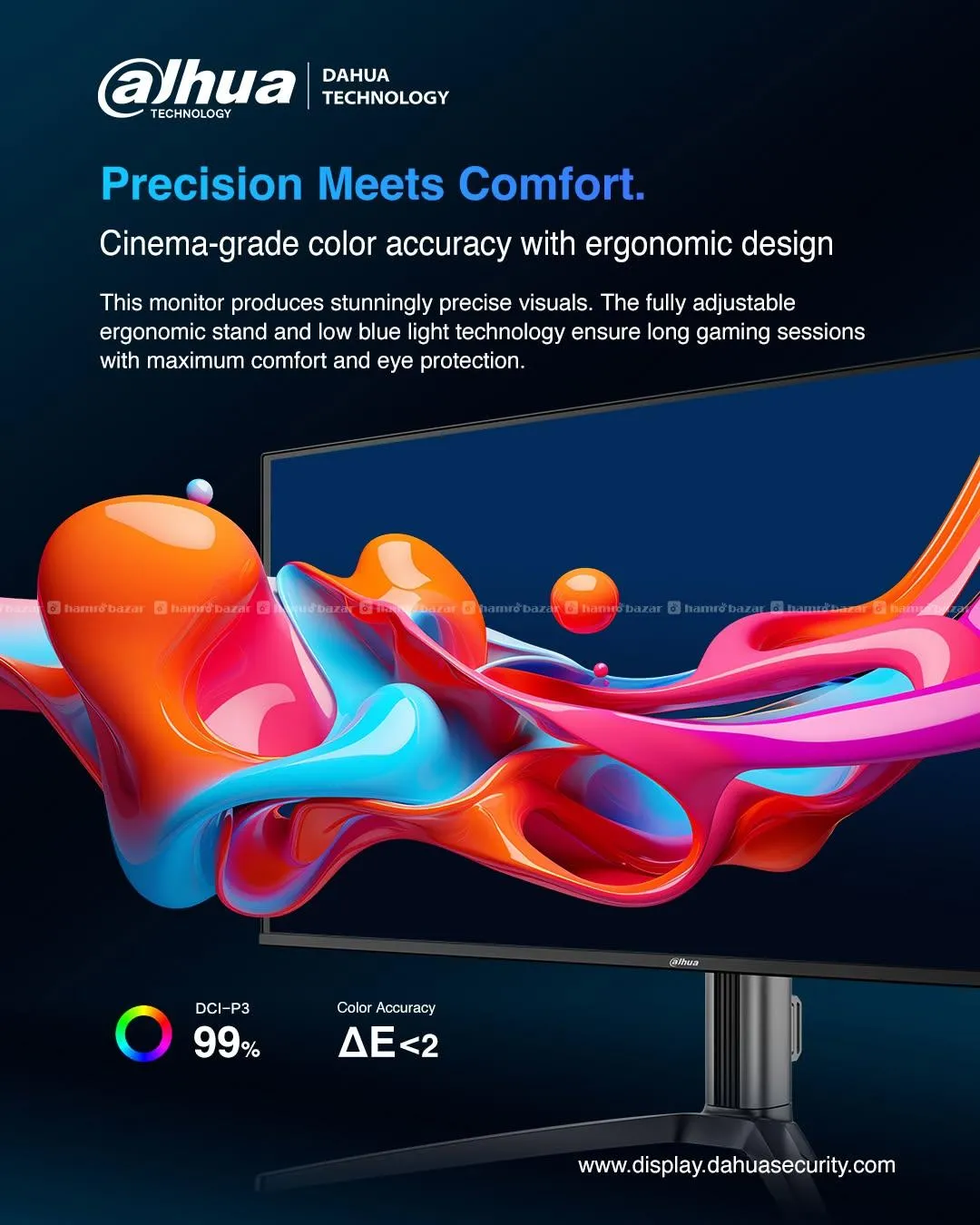 Dahua 27" QHD Gaming OLED Monitor 240Hz GO34A 7