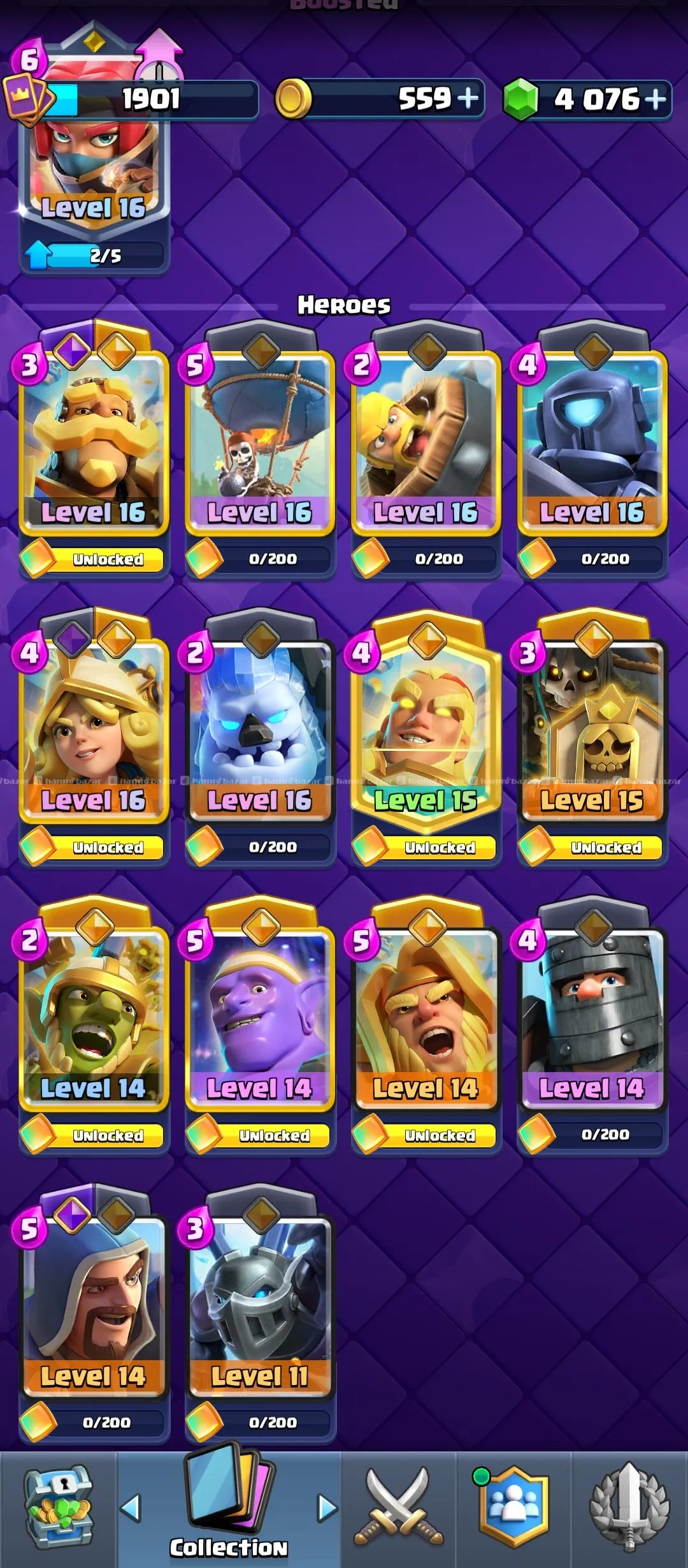 Clash Royale 14000 trophy Id for sale !! 4