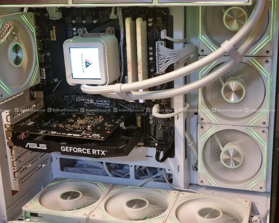 All White Gaming PC RTX 2060S 8GB 16GB RAM 1TB SSD 4