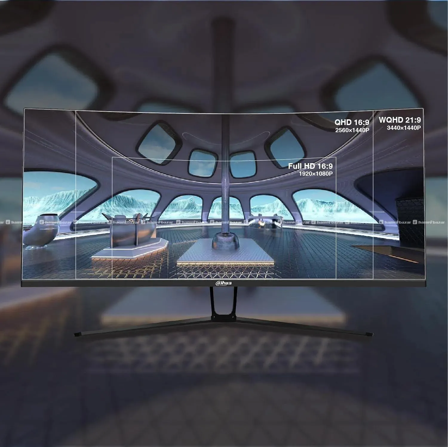 34" CURVED 180HZ CURV MONIOT 2K DHI-LM34-E330C 4