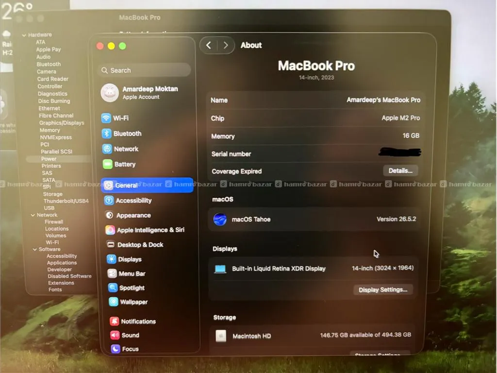 Macbook Pro 14 M2 Pro 16/512 94% Battery Like New 5