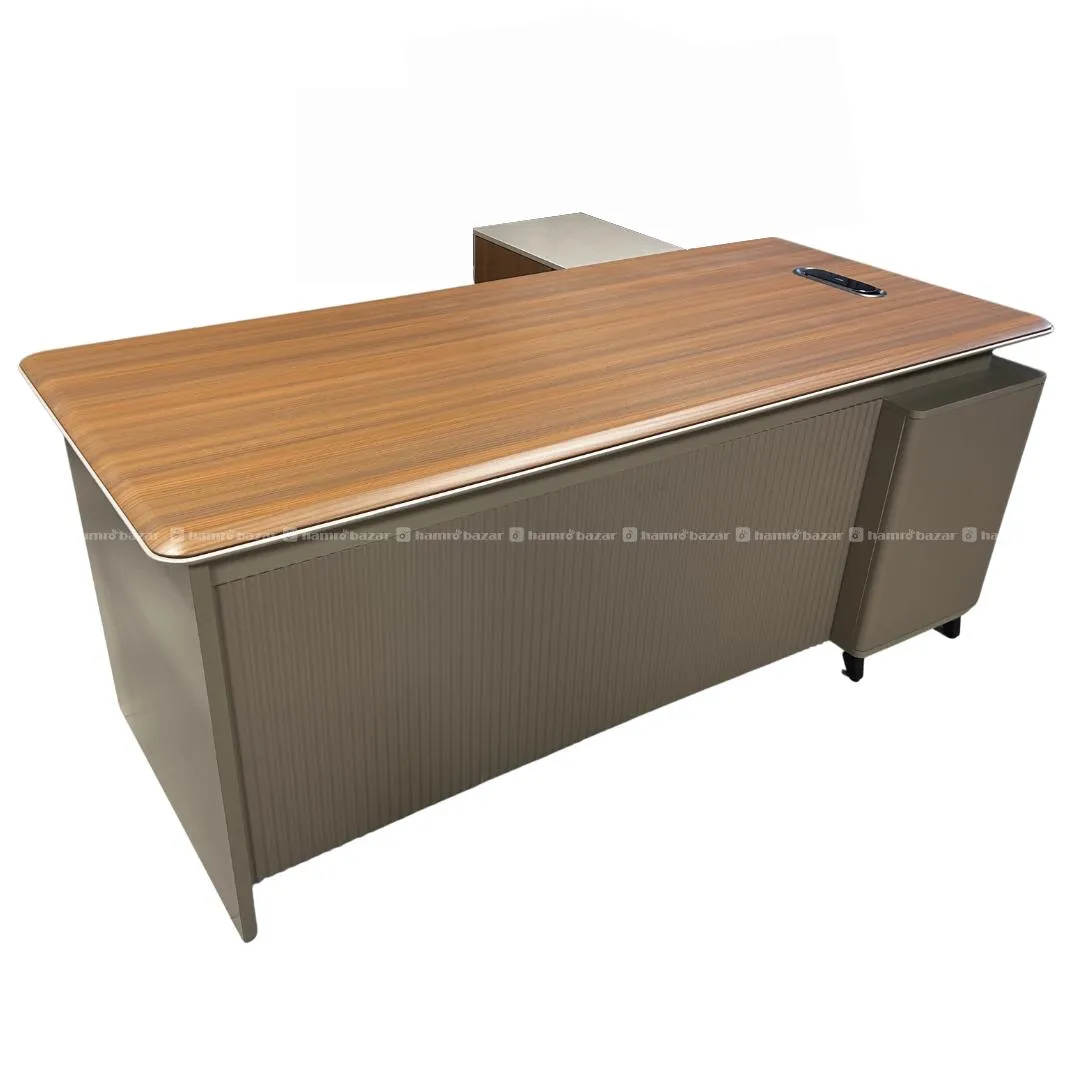 Premium Heavy L Shape Office Table 3