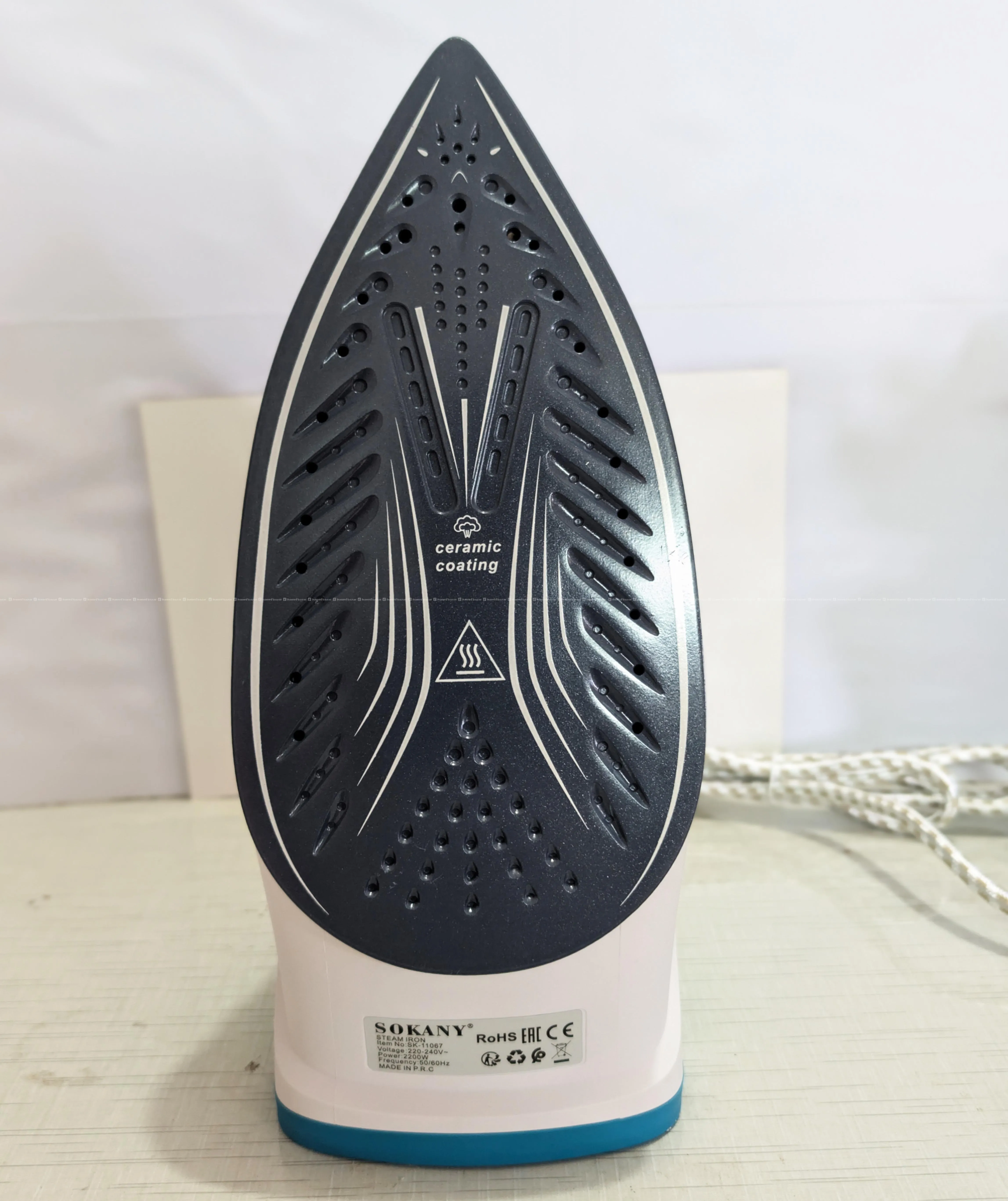 Sokany Steam Iron(SK-11067)2200W|Non-Stick Ceramic 3