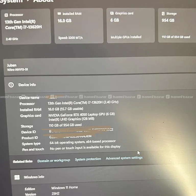 Acer Nitro V15 3