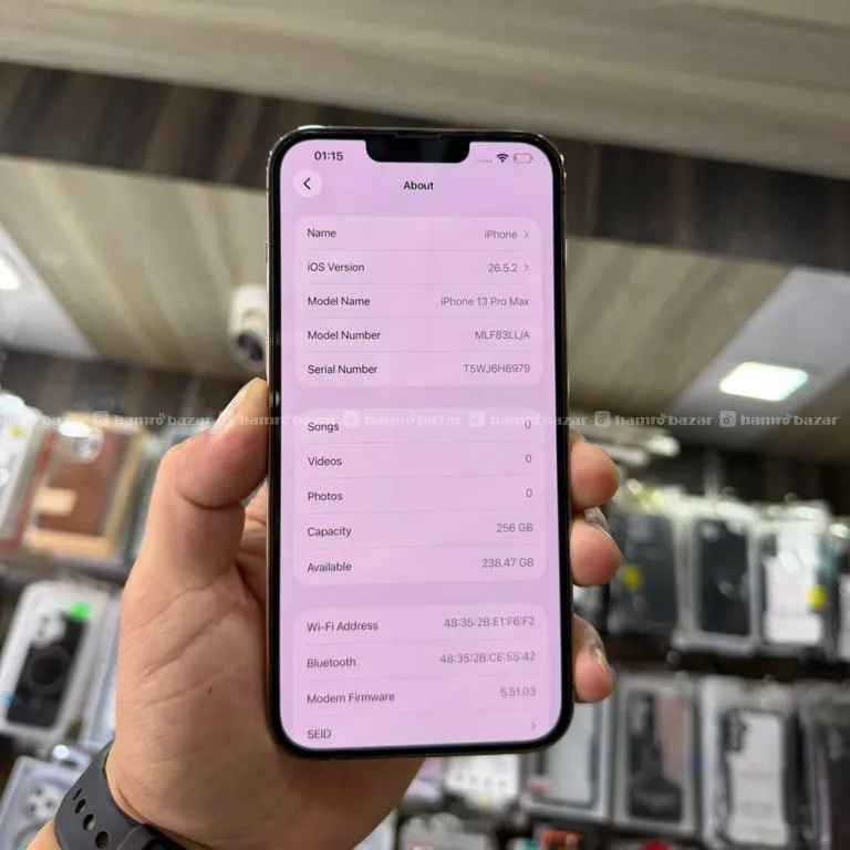 ๐ฅ 13 Pro Max (256 Gb Battery ๐ 74 % 93 % Sale 3