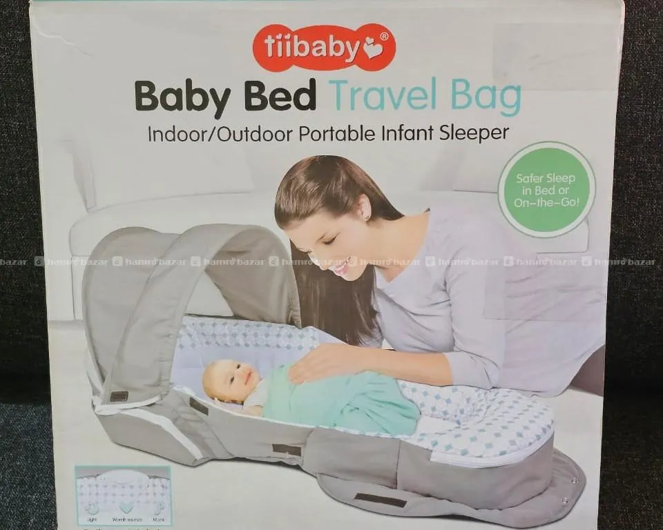 2-in-1 Baby Travel Bag & Portable Baby Bed. 4