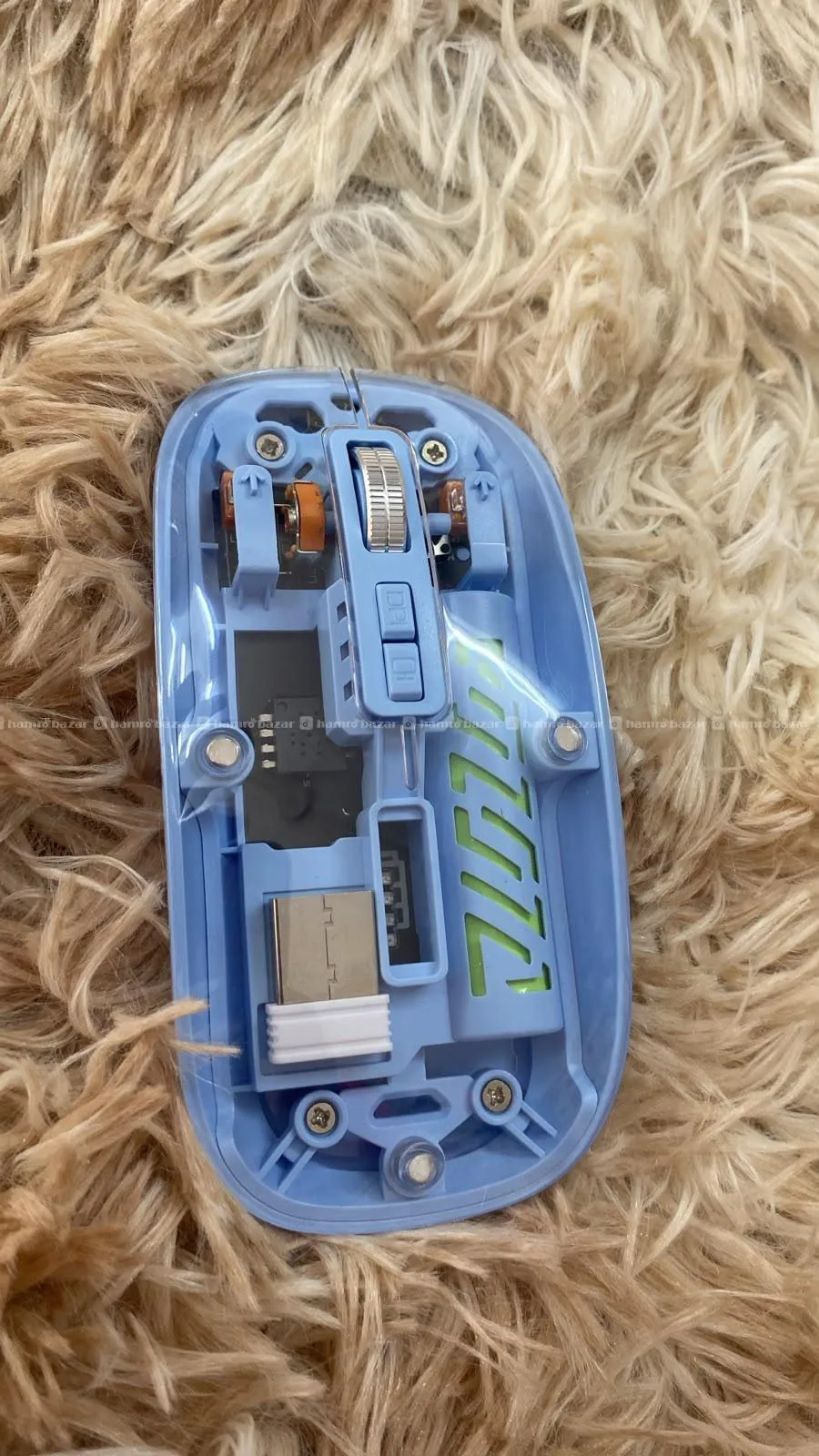 Rechargeable Transparent Wireless Bluetooth Mouse 3