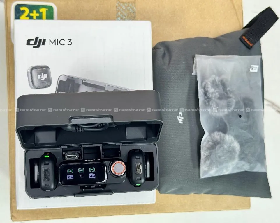 DJI Mic 3 (2 TX + 1 RX + Charging Case) 2