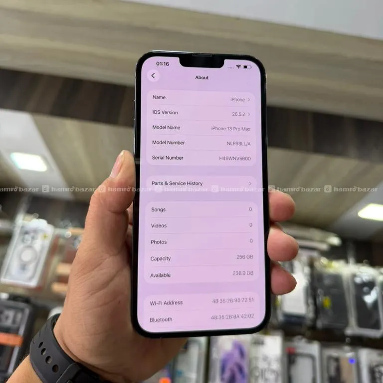 ๐ฅ 13 Pro Max (256 Gb Battery ๐ 74 % 93 % Sale 4