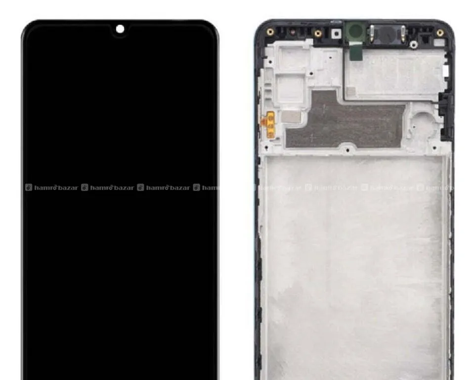 Samsung galaxy F22 original display with frame 2