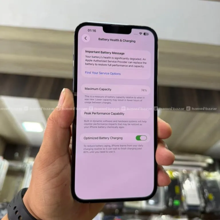 ๐ฅ 13 Pro Max (256 Gb Battery ๐ 74 % 93 % Sale 7