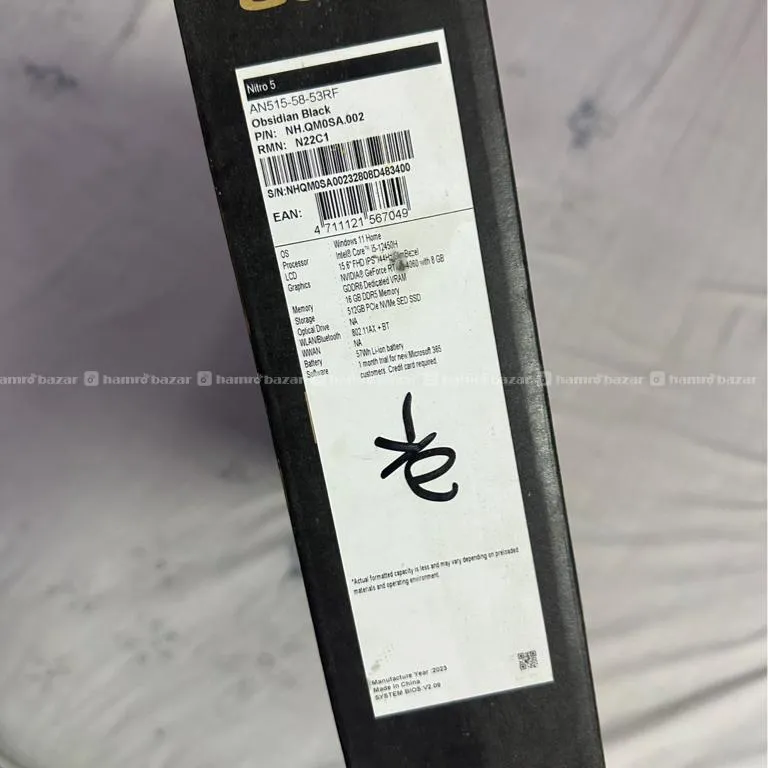 Nitro 5 i5 (12gn) Rtx 4060 4