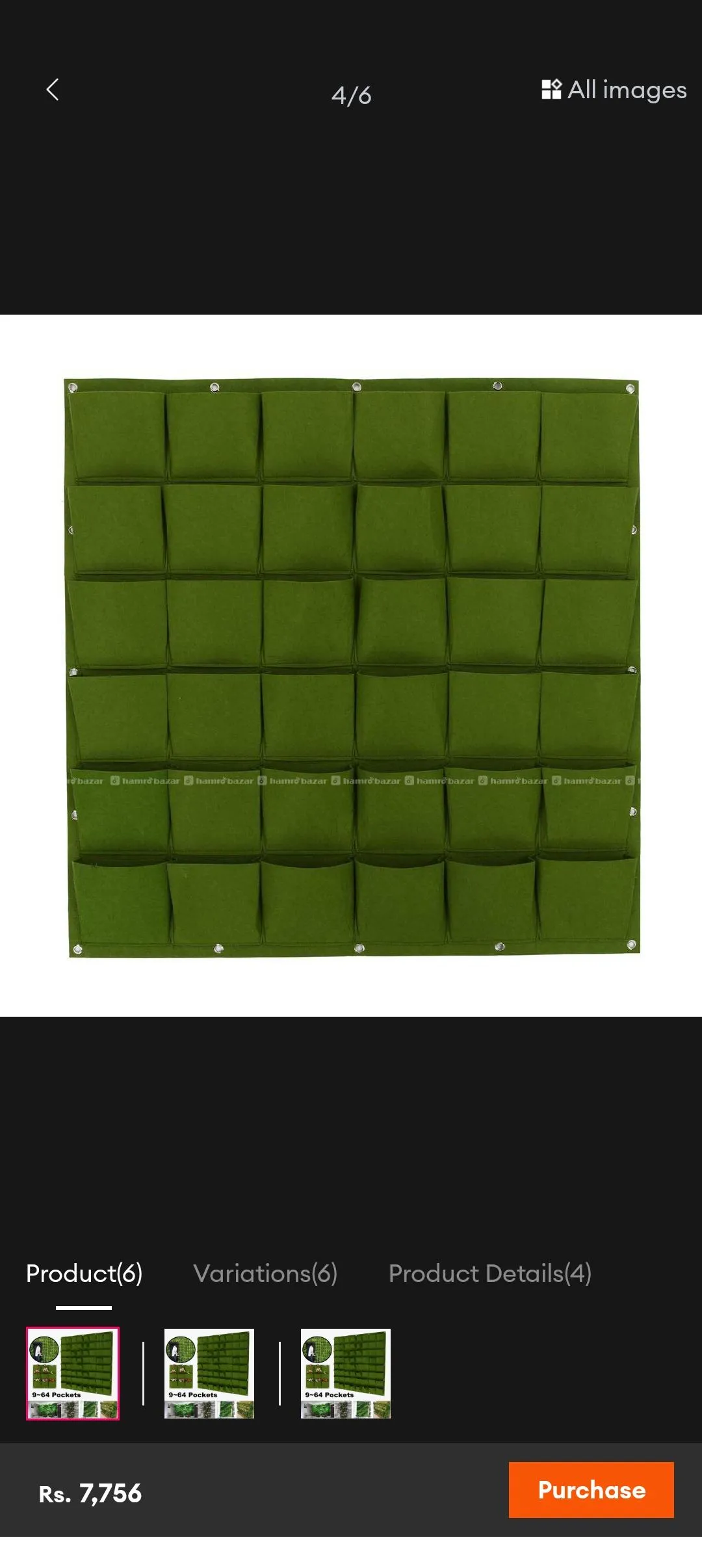 36 pocket new plant pot vertical garden hanging 4