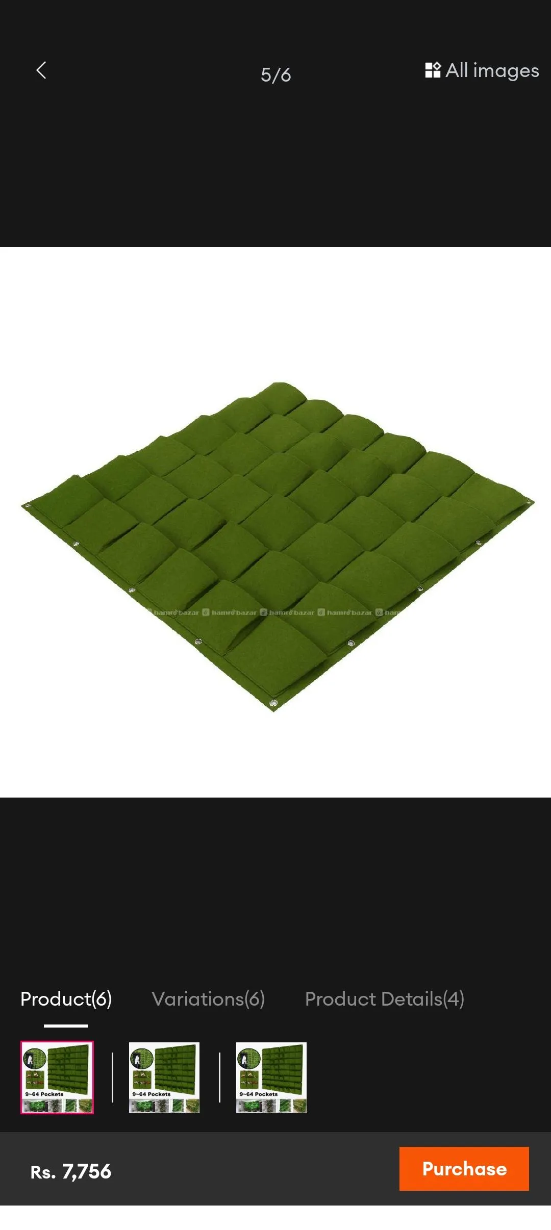 36 pocket new plant pot vertical garden hanging 6