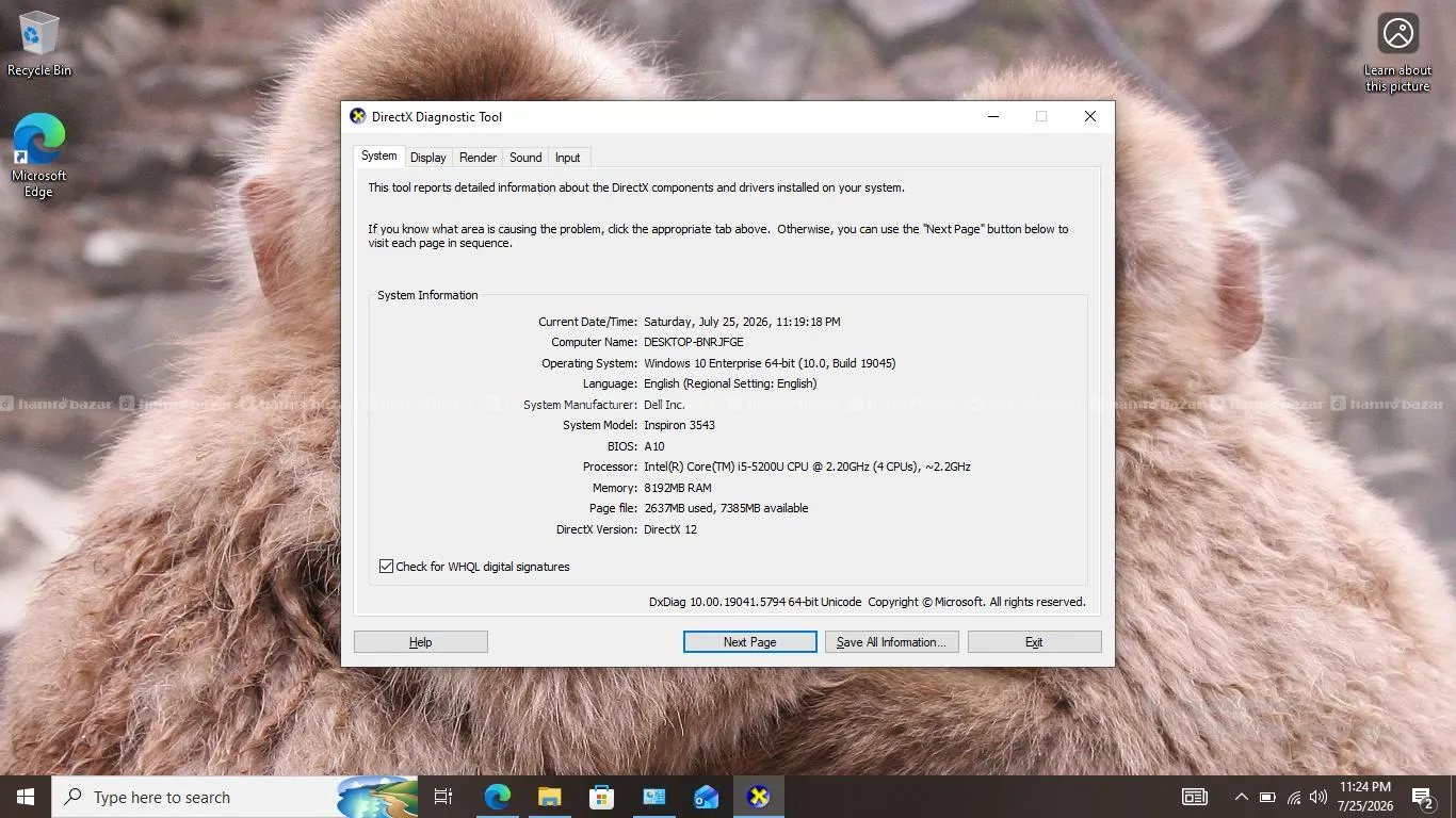 Dell i5 5th Gen|8GB RAM|256GB SSD|512HDD|nvidia820 2