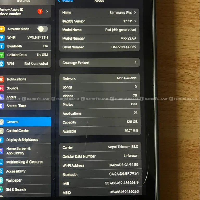 Ipad 6thGeneration(good Condition) 2