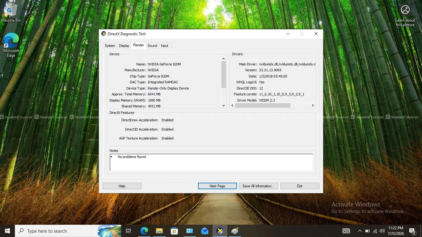 Dell i5 5th Gen|8GB RAM|256GB SSD|512HDD|nvidia820 5