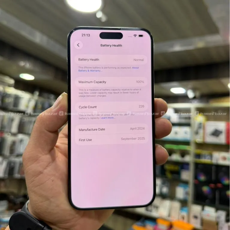 🔥iPhone 15 Pro Max (512 GB  Battery 🔋 100 % Sale 6