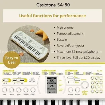 Casio SA-80 44 key kids keyboard in Nepal 5