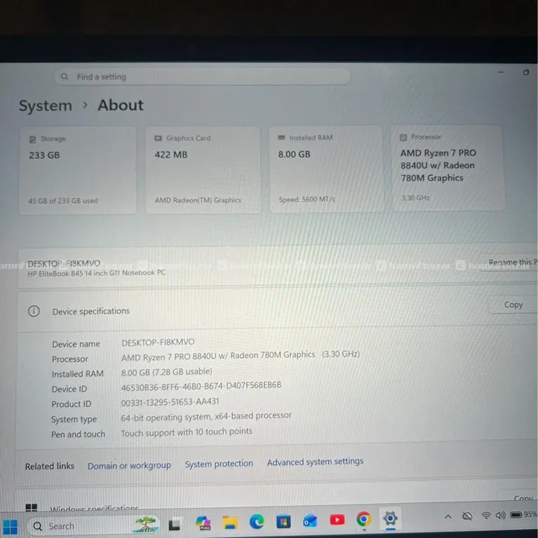 Hp Elitebook 845 14inch G11 Notebook 2