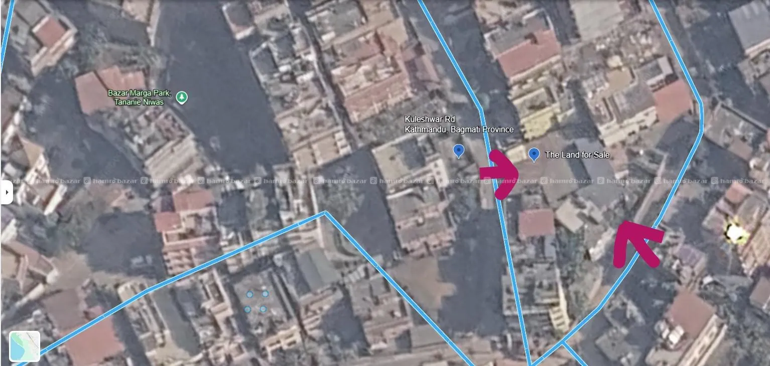 Residential Land for Sale @Kumari Marg, Kuleshwor 2