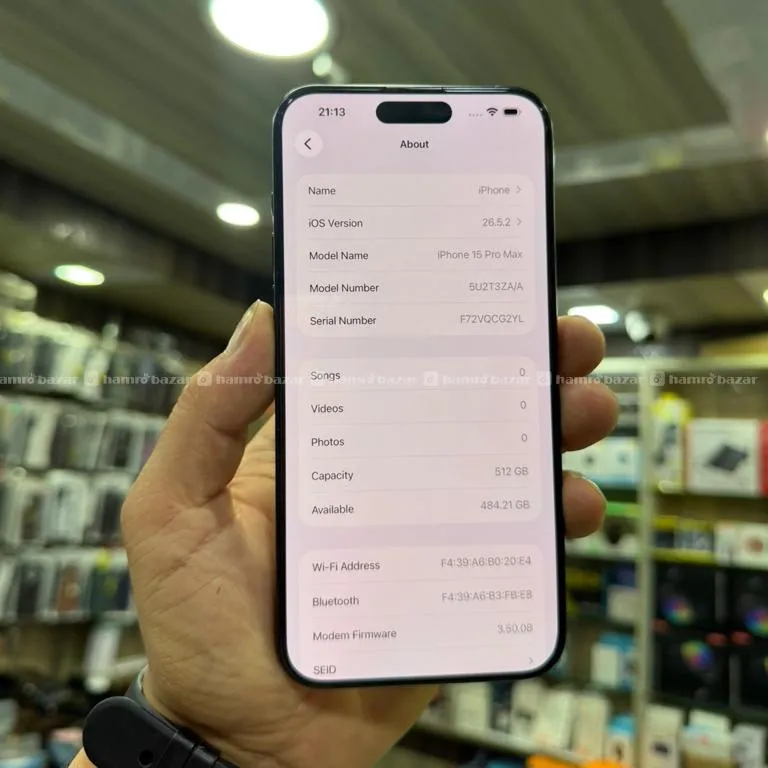 🔥iPhone 15 Pro Max (512 GB  Battery 🔋 100 % Sale 3
