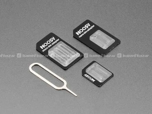 Set of 3 Sim Card Adapters - 4 Pieces 3