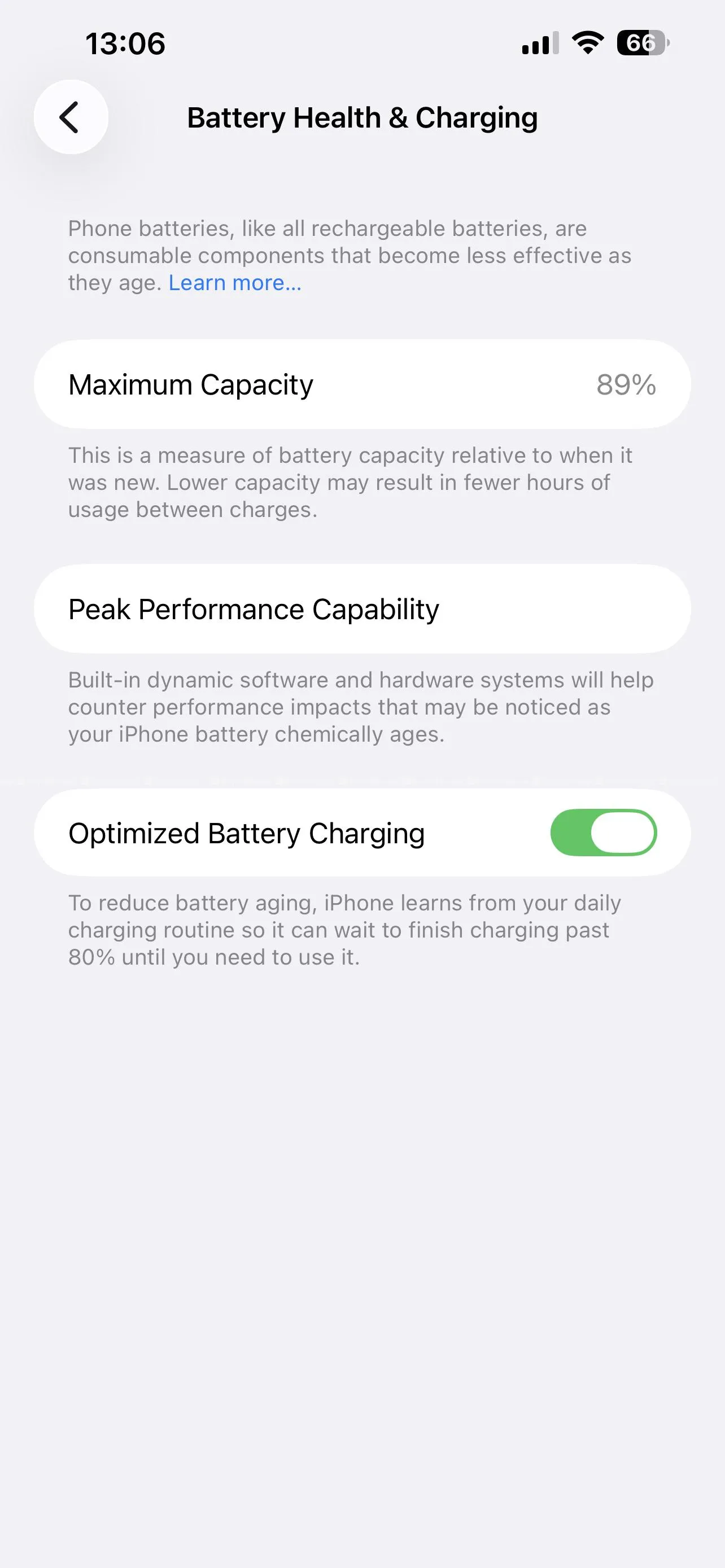 13 pro max 512 gb 89 battery health 5