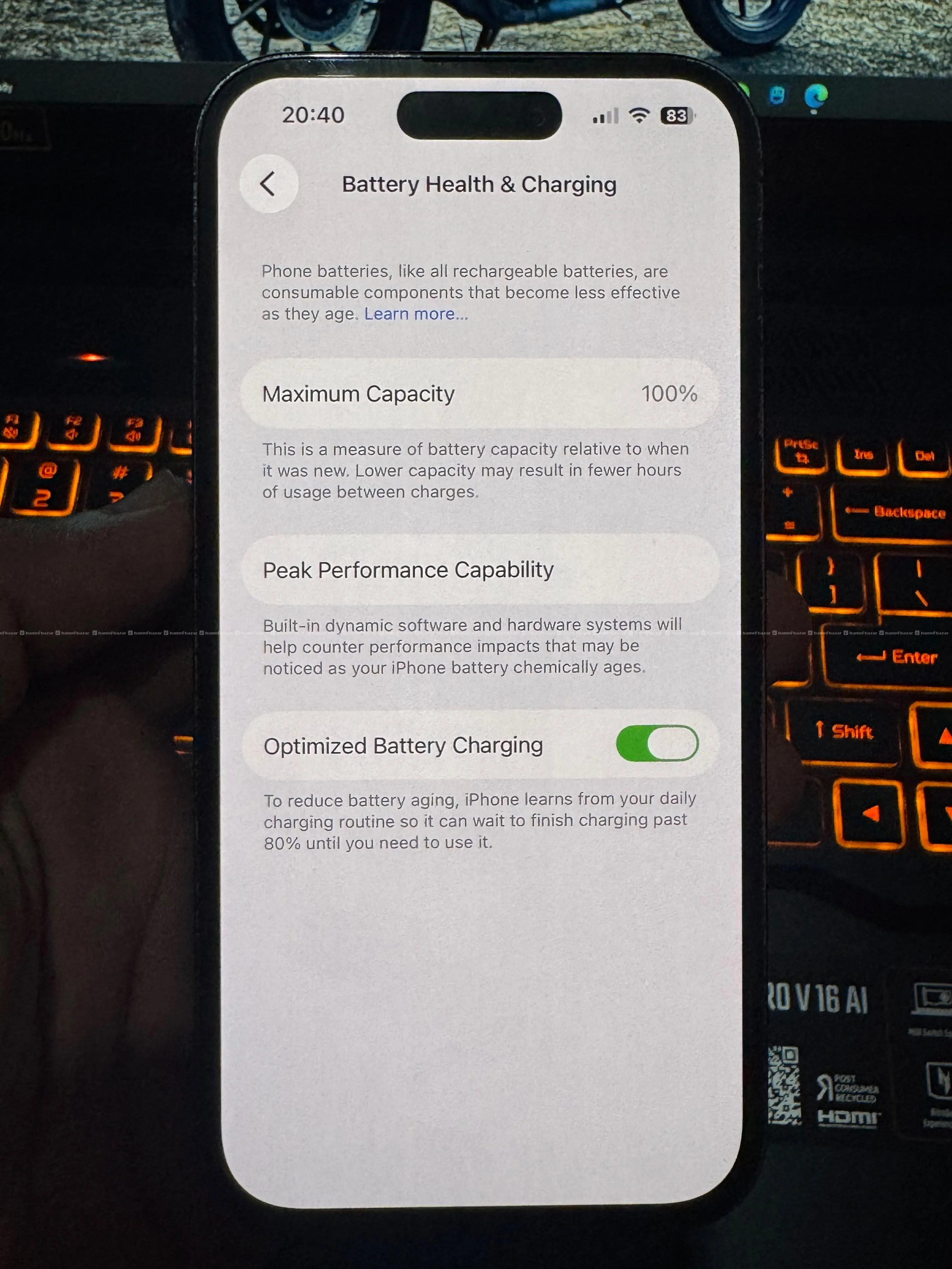 iphone 14 pro 100 battery 128 gb 2