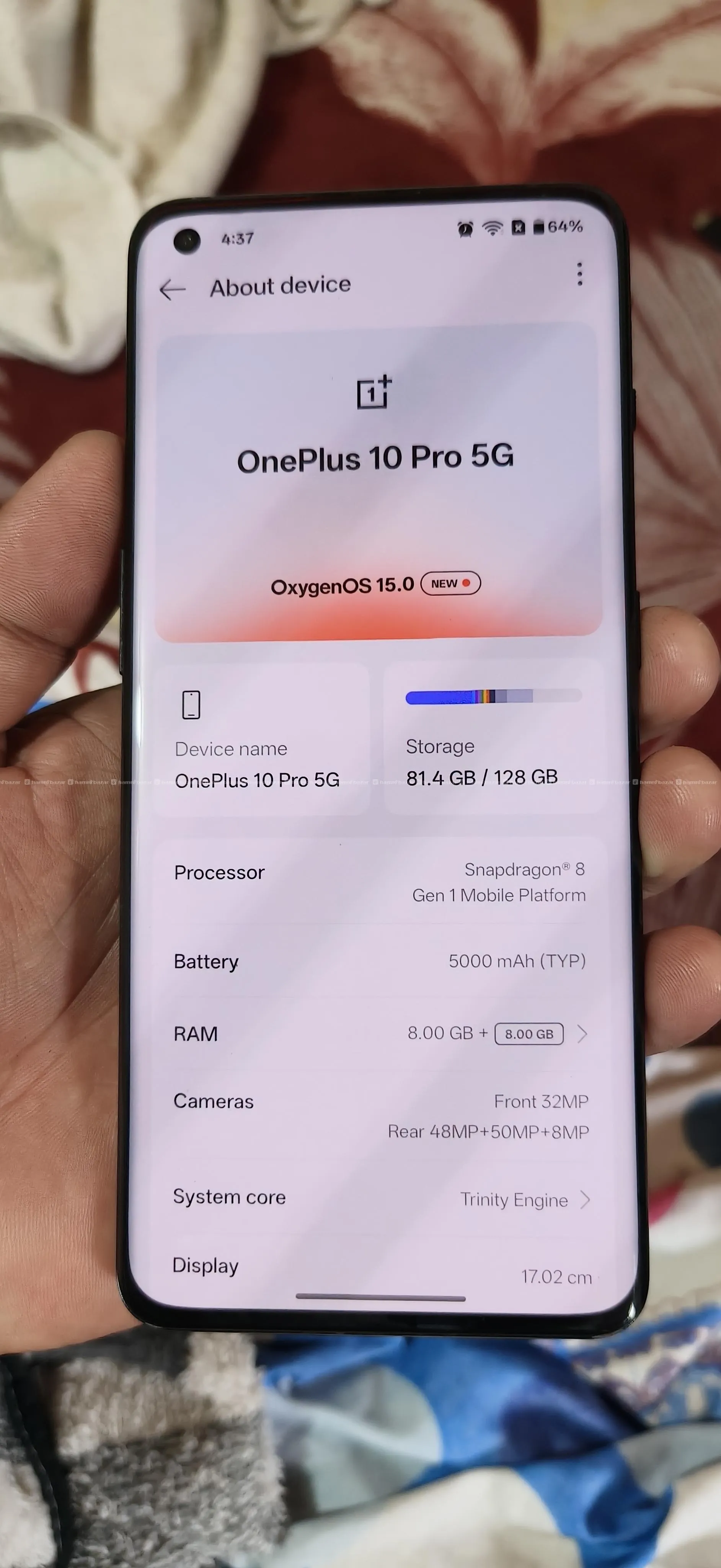 One plus 10 pro 8/128 Snapdragon8gen1 all genuine 3