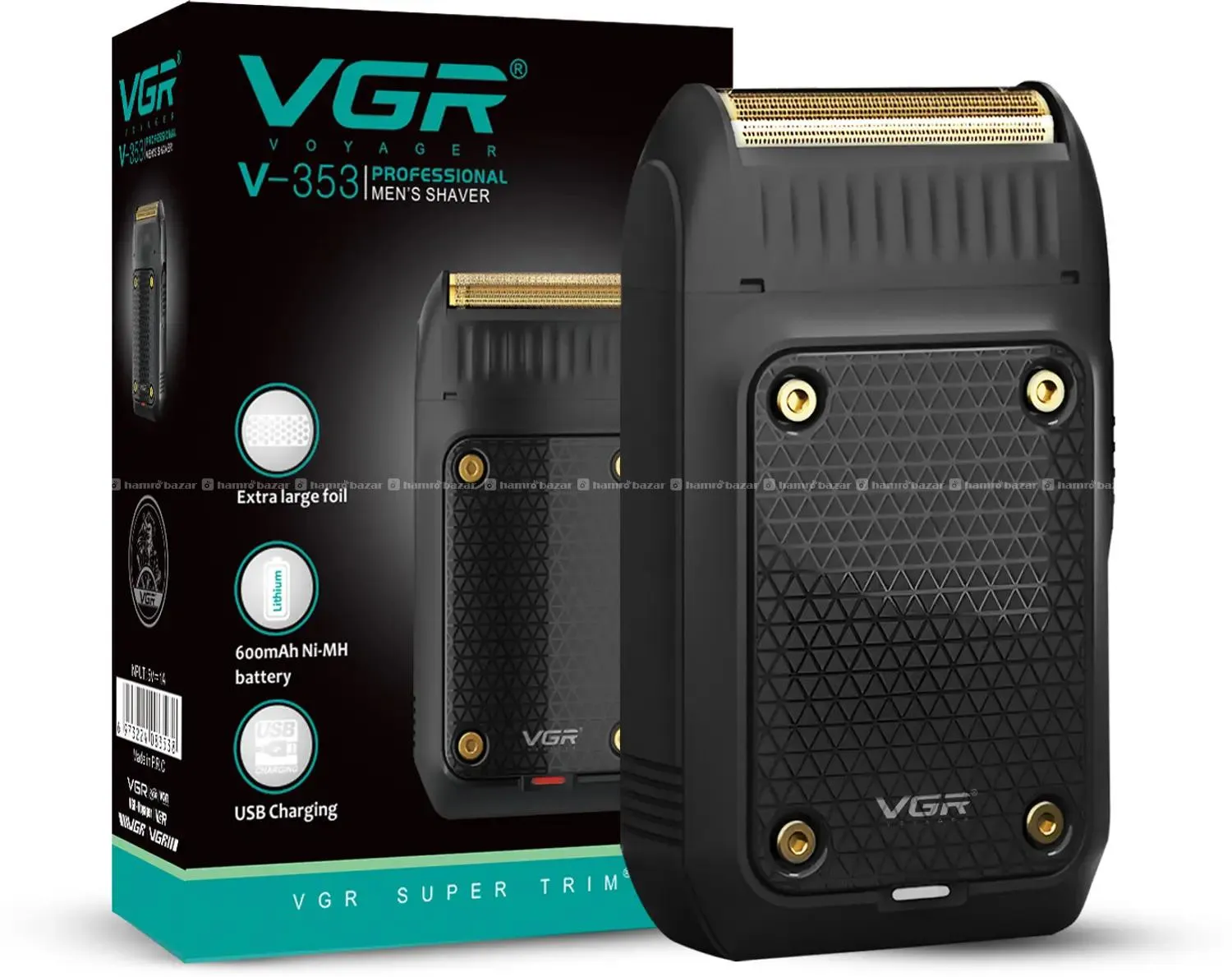 Original VGR V-353  Rechargeable Trimmer. 2