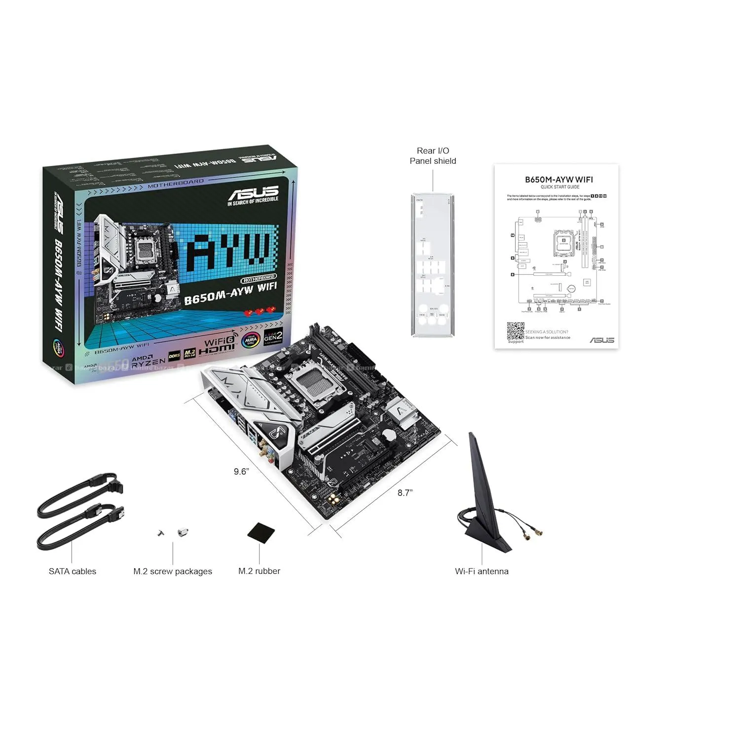ASUS B760M-AYW WIFI D4 Motherboard 2