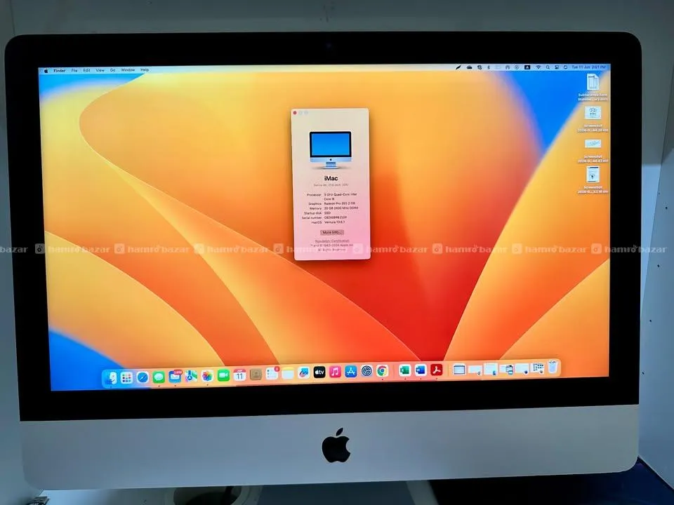 Apple iMac 2017 Retina 4K 3.0 GHZ Core i5,20GB RAM 2