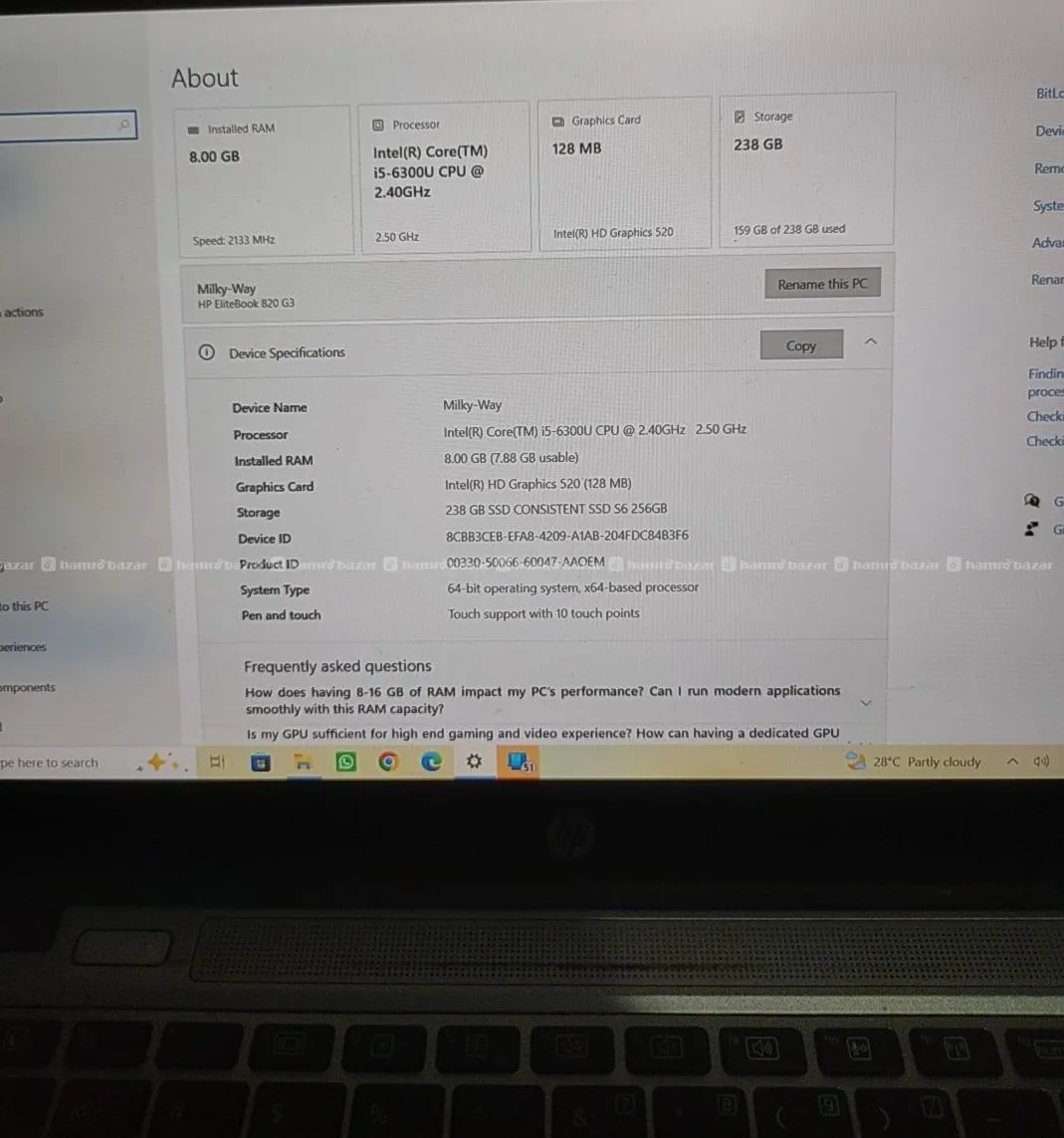 HP Elitebook  840 G3 for sale 2