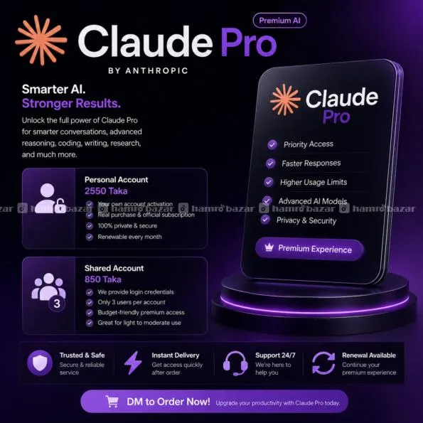 Claude Pro 7 Days Account | 100% Private 2