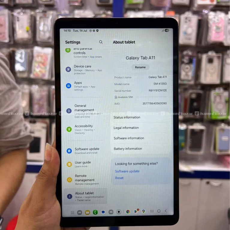 Samsung Tab A11( 4/64) 11 Months Warranty Left 2