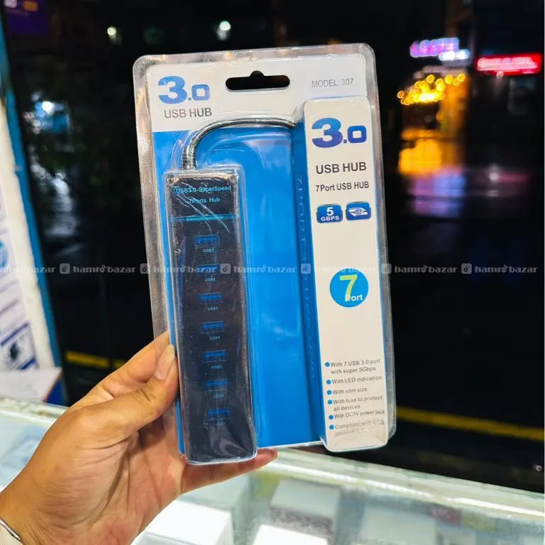 Usb Hub 3.0 7 Port High Speed 3