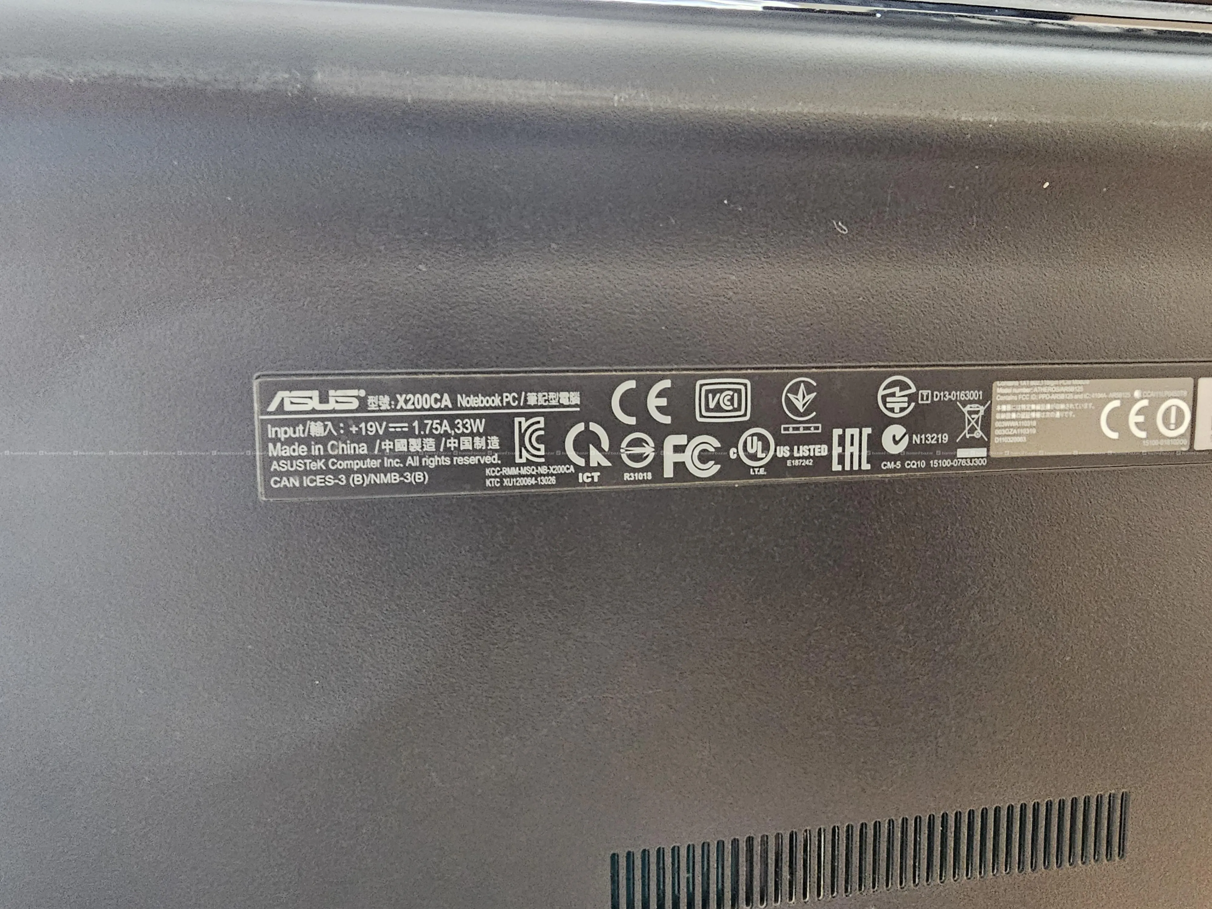 Asus x200 CA 2