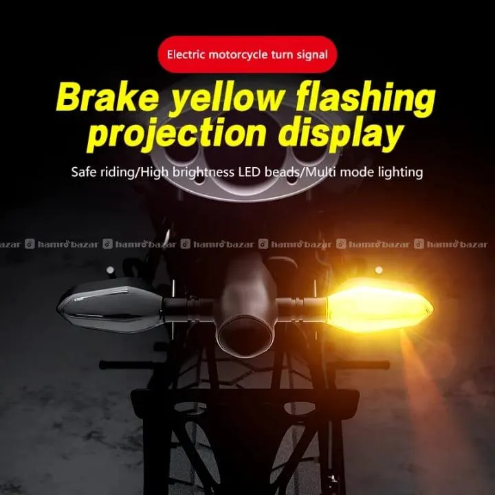 Motorcycle Projection Turn Signal Light 5