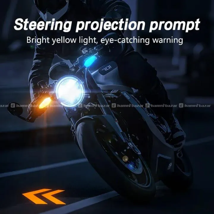 Motorcycle Projection Turn Signal Light 8
