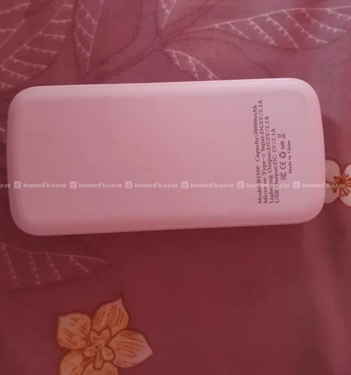 Bird's Power bank 20000mh white colour 4